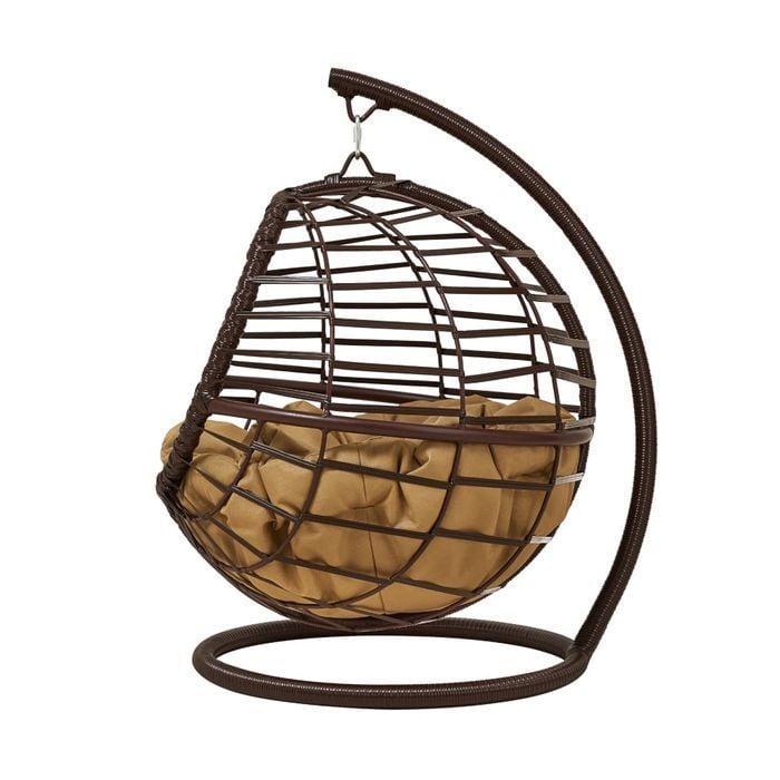 Кресло-кокон для кошек Home Rest Bangland 68х50х45 см - коричневый - masterzoo.ua