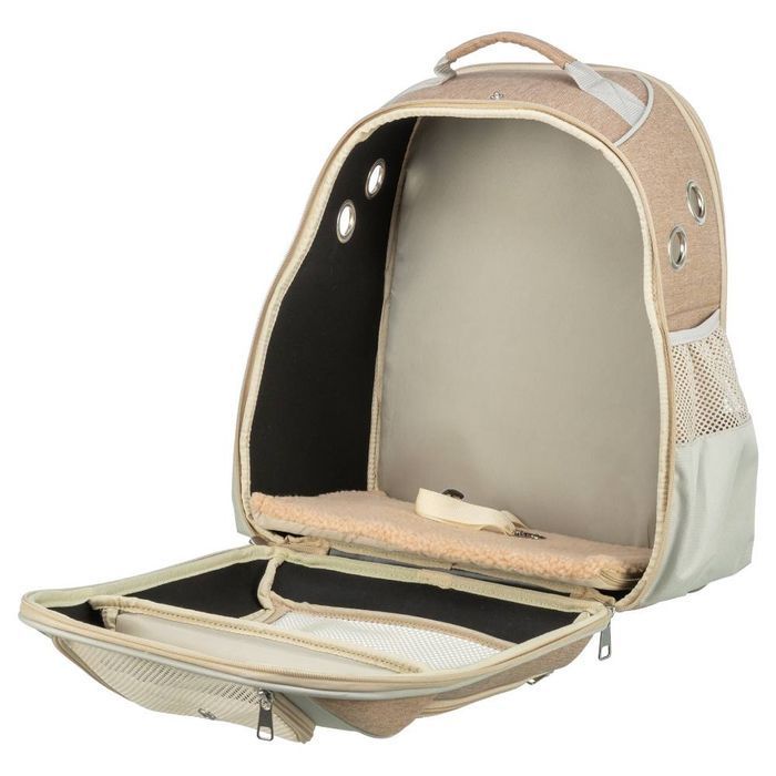 Рюкзак-переноска для котів Trixie Willow 38х25х45 см - бежевий - masterzoo.ua