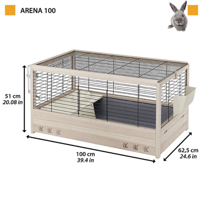 Клітка для гризунів Ferplast Arena 100 100 x 62,5 x 51 см - masterzoo.ua