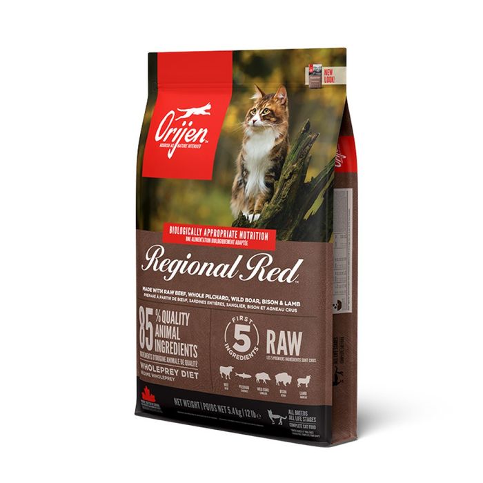 Сухий корм для котів Orijen Regional Red Cat 5,4 кг - асорті - masterzoo.ua