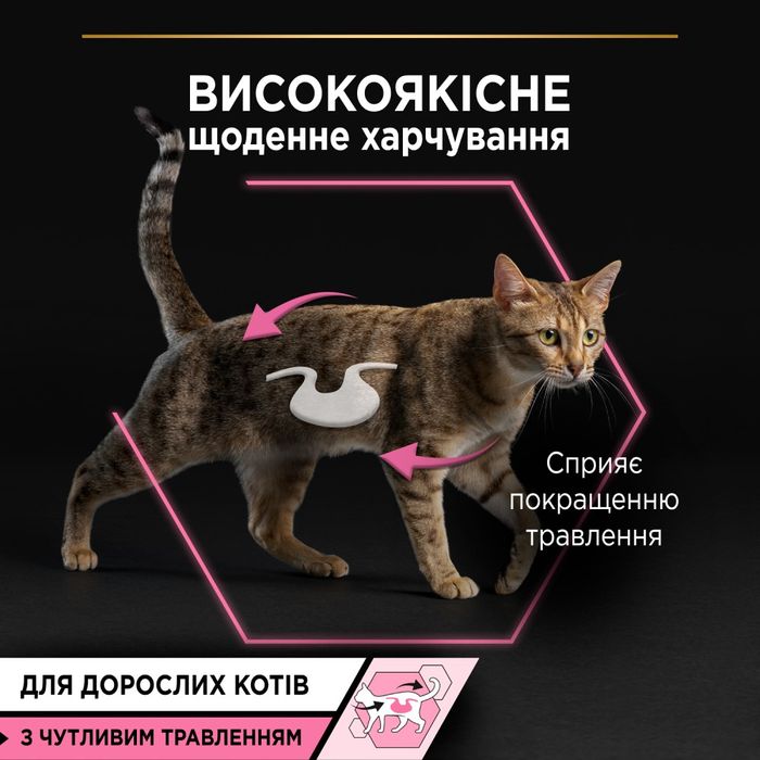 Влажный корм пауч для кошек с чувствительным пищеварением Pro Plan Delicate Turkey 85 г - индейка - masterzoo.ua