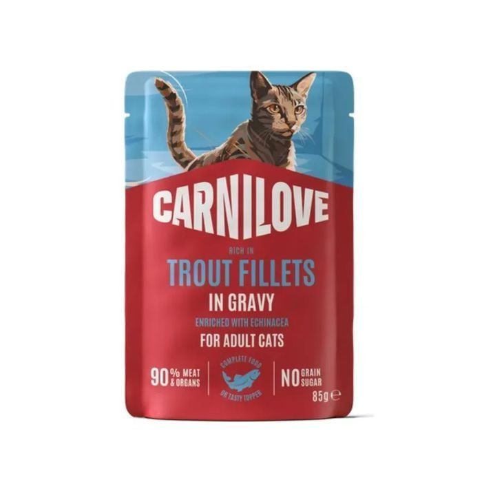 Вологий корм для котів Carnilove Multipack Gravy Adult 12 шт x 85 г - masterzoo.ua