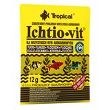 Сухий корм для акваріумних риб Tropical в пластівцях «Ichtio-Vit» 12 г (для всіх акваріумних риб)