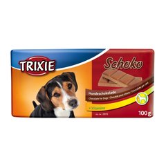 Лакомство для собак Trixie «Schoko Dog Chocolate» 100 г (шоколад) - masterzoo.ua