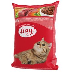 Сухой корм для взрослых кошек МЯУ 11 кг (курица) - masterzoo.ua