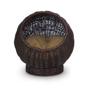 Кресло-кокон для кошек Home Rest Bangland 57х50х50 см - коричневый - masterzoo.ua