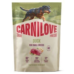 Сухий корм для собак Carnilove True Fresh Small Breed Adult 1,5 кг - качка - masterzoo.ua