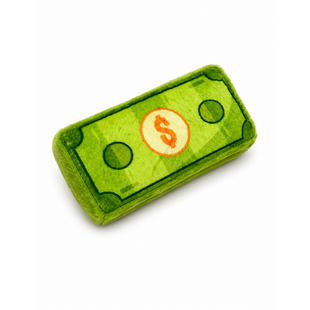 Іграшка для собак Pet Fun Долар з пискавкою 16&times;8&times;3,5 см - зелений - masterzoo.ua