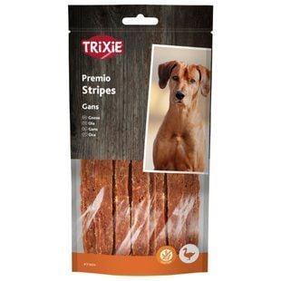 Ласощі для собак Trixie Premio Stripes 65 г - гусак - masterzoo.ua