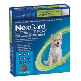 Boehringer Ingelheim NexGard Spectra M таблетки для собак від 7,6 до 15 кг 1 шт - masterzoo.ua