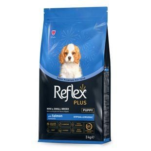 Cухой корм для щенков Reflex Plus Puppy Mini & Small Breed Hypoallergenic 3 кг - лосось - masterzoo.ua