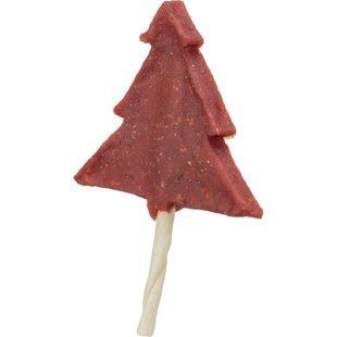 Ласощі для собак Trixie Lollipop Christmas tree 5 шт х 28 г - качка - masterzoo.ua
