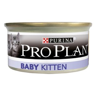 Влажный корм для котят Pro Plan Baby Kitten Chicken 85 г (курица) - masterzoo.ua