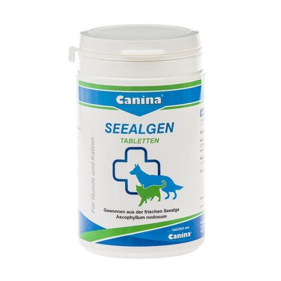 Вітаміни для котів та собак Canina «SeealgenTabletten» 225 таблеток, 225 г (для пігментації) - masterzoo.ua