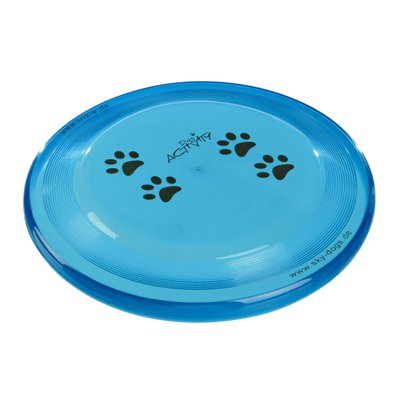 Игрушка для собак Trixie Летающая тарелка d=23 см (пластик, цвета в ассортименте) - masterzoo.ua