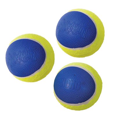 Іграшка для собак м'яч з пискавкою Kong SqueakAir Ultra Balls 3 шт M - masterzoo.ua