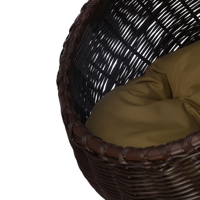 Кресло-кокон для кошек Home Rest Bangland 57х50х50 см - коричневый - masterzoo.ua
