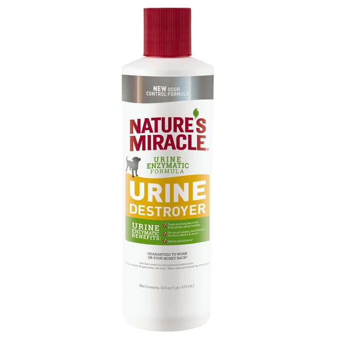 Устранитель Nature's Miracle «Urine Destroyer» для удаления пятен и запахов от мочи собак 473 мл - masterzoo.ua
