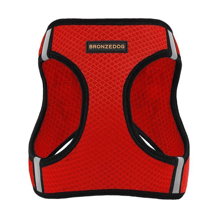 Шлея для собак Barksi Mesh Vest 4XS - червоний - masterzoo.ua