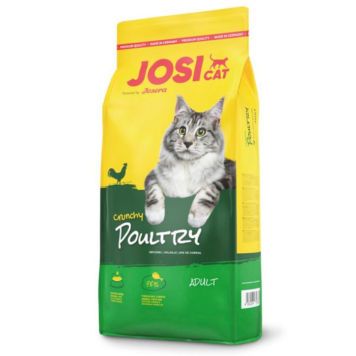 Сухий корм для дорослих котів Josera Crunchy Poultry 10 кг (домашня птиця) - masterzoo.ua