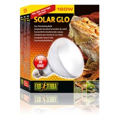 Ртутная газоразрядная лампа Exo Terra «Solar Glo» имитирующая солнечный свет 160 W, E27 (для обогрева, облучения и освещения) - masterzoo.ua