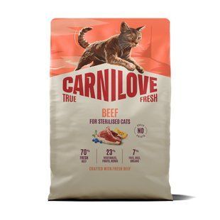 Сухой корм для кошек Carnilove True Fresh Sterilised 2 кг - говядина - masterzoo.ua