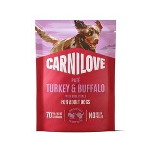 Вологий корм для собак Carnilove Adult Pate 300 г - індичка, буйвол та троянда - masterzoo.ua