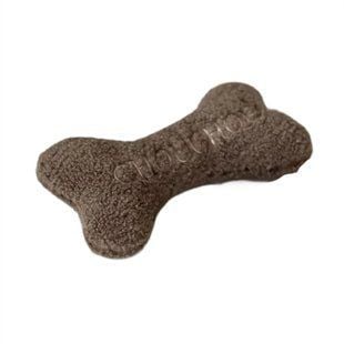 Іграшка для собак CHOUCHOU Кісточка Teddy Collection 21х12х4 см - коричневий - masterzoo.ua