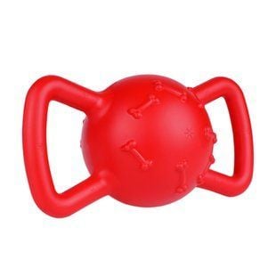 Игрушка для собак Barksi Float Плавающий мяч 19х9 см &ndash; красный - masterzoo.ua