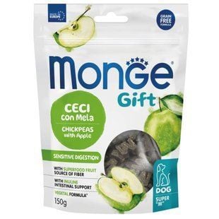 Ласощі для собак Monge Gift Sensitive Digestion 150 г - нут та яблуко - masterzoo.ua