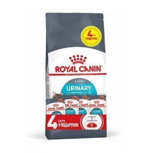 Набір сухого та вологого корму для котів Royal Canin Urinary Care 2 кг + 4 шт х 85 г - masterzoo.ua