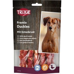 Ласощі для собак Trixie Premio Duckies 100 г - качка - masterzoo.ua