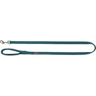 Trixie Premium Lead поводок для собак M&ndash;L 1 м 20 мм - сине-зеленый - masterzoo.ua