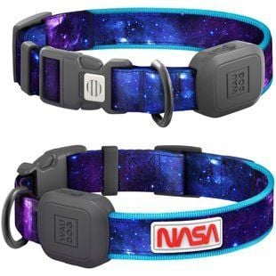 Waudog Led NASA21 нашийник для собак S-M - різнокольоровий з підсвічуванням - masterzoo.ua