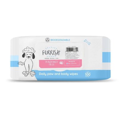 Салфетки для собак Furrish Bath Wipes 100 шт – без запаха - masterzoo.ua