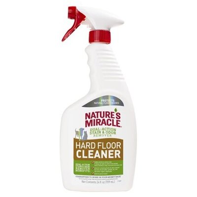 Спрей-устранитель Nature's Miracle «Stain & Odor Remover. Hard Floor Cleaner» для удаления пятен и запахов на полах 709 мл - 680402 - masterzoo.ua