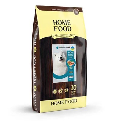 Сухий корм для собак Home Food Hypoallergenic Adult Medium 10 кг - форель з рисом - masterzoo.ua