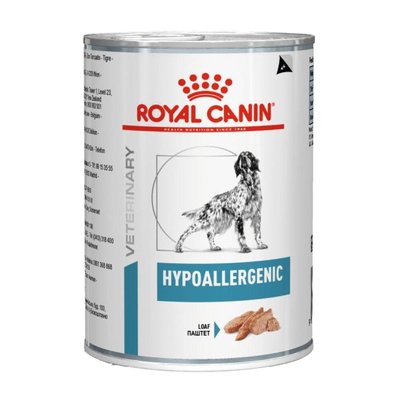 Вологий корм для собак Royal Canin Hypoallergenic 400 г - masterzoo.ua