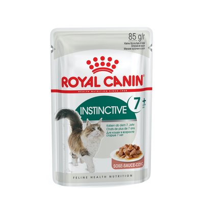Влажный корм для кошек Royal Canin Instinctive Gravy 7+, 85 г - домашняя птица - masterzoo.ua