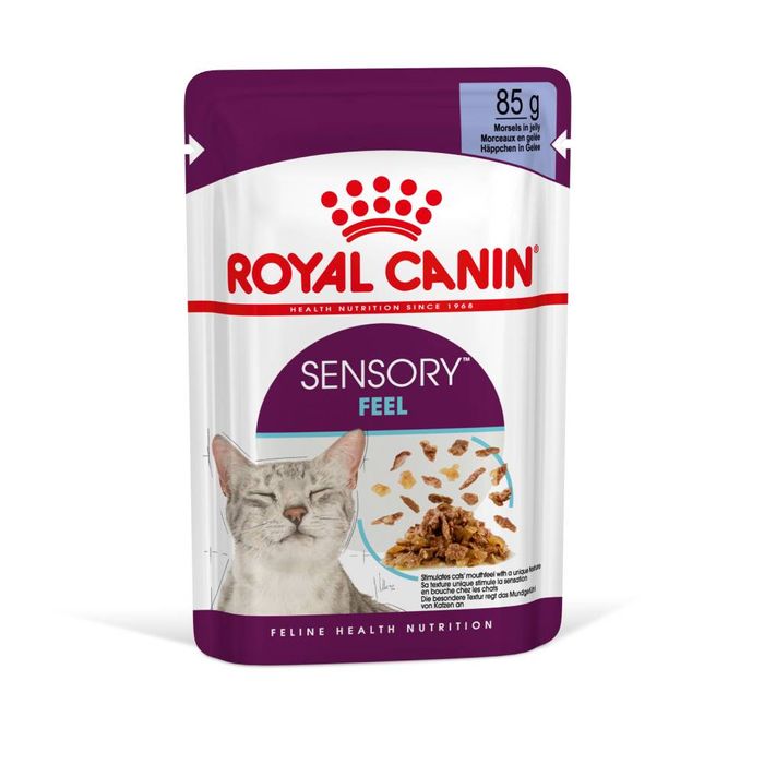 Влажный корм для котов Royal Canin Sensory Feel Jelly pouch 9+3 шт х 85 г - masterzoo.ua