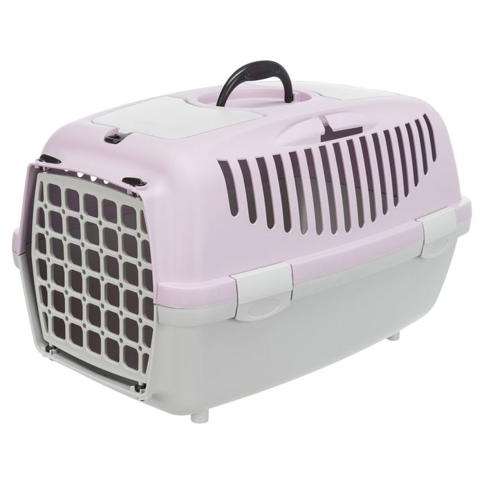 Контейнер-переноска для собак та котів вагою до 8 кг Trixie «Capri 2» 37 x 34 x 55 см (рожева) - 39823 - dgs - masterzoo.ua