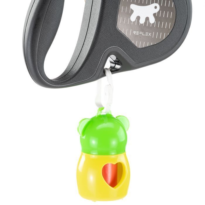 Повідець-рулетка для собак Ferplast Flippy One Reflex L - чорно-ліловий - masterzoo.ua