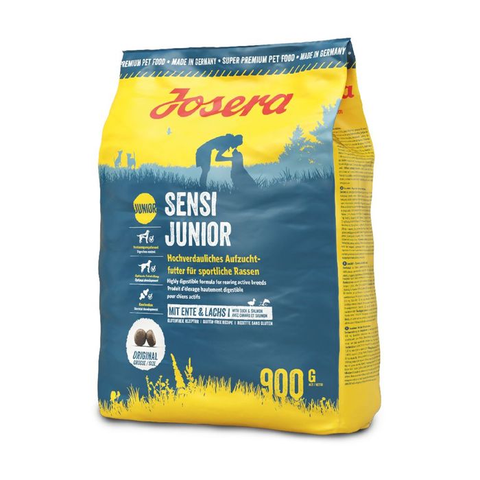 Сухий корм для собак Josera Sensi Junior 900 г - качка та лосось - masterzoo.ua