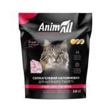 Наполнитель силикагелевый для кошачьего туалета AnimAll Розовый сапфир 3,8 л - без аромата - masterzoo.ua