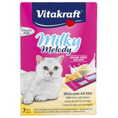Ласощі для котів Vitakraft Milky Melody 7 шт х 15 г (сир) - masterzoo.ua
