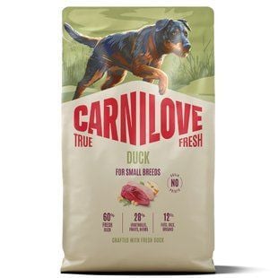 Сухий корм для собак Carnilove True Fresh Small Breed Adult 4 кг - качка - masterzoo.ua