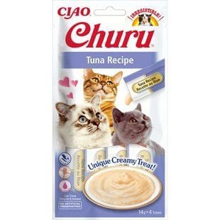 Лакомство для кошек Inaba Churu 4 шт х 14 г - тунец - masterzoo.ua