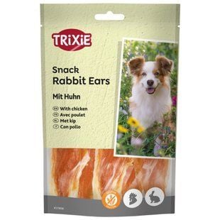 Ласощі для собак Trixie Snack Rabbit Ears 80 г - курка та кролик - masterzoo.ua