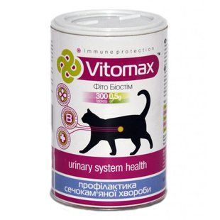 Вітаміни для котів Vitomax Фіто Біостім Urinary 300 шт - masterzoo.ua
