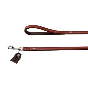 Поводок кожаный Hunter Cody 110 см / 15 мм (коричневый) - masterzoo.ua